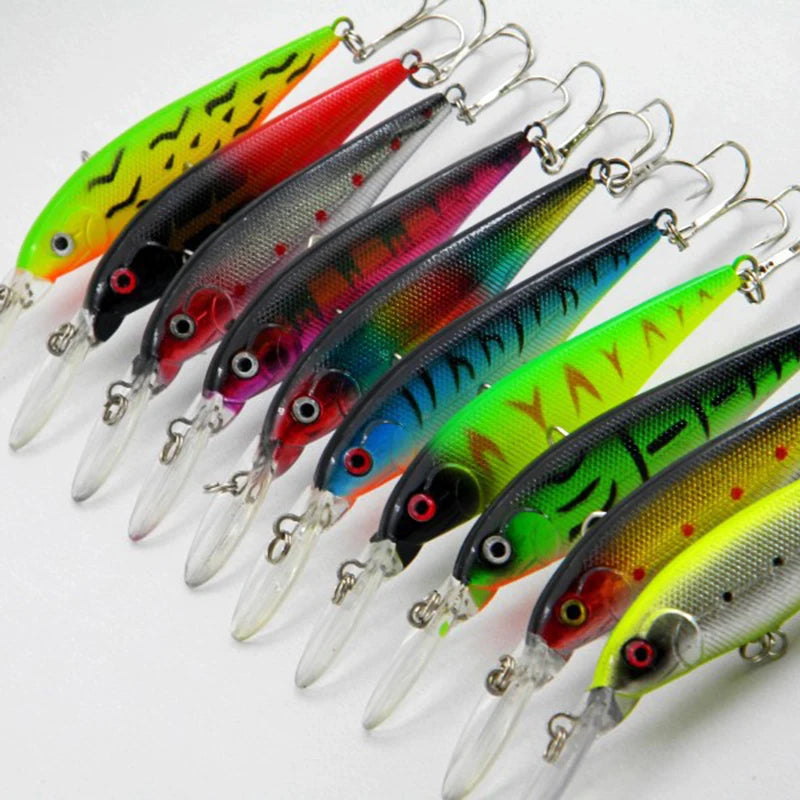 Bionic Fish Lure Set with Bell – 10pcs