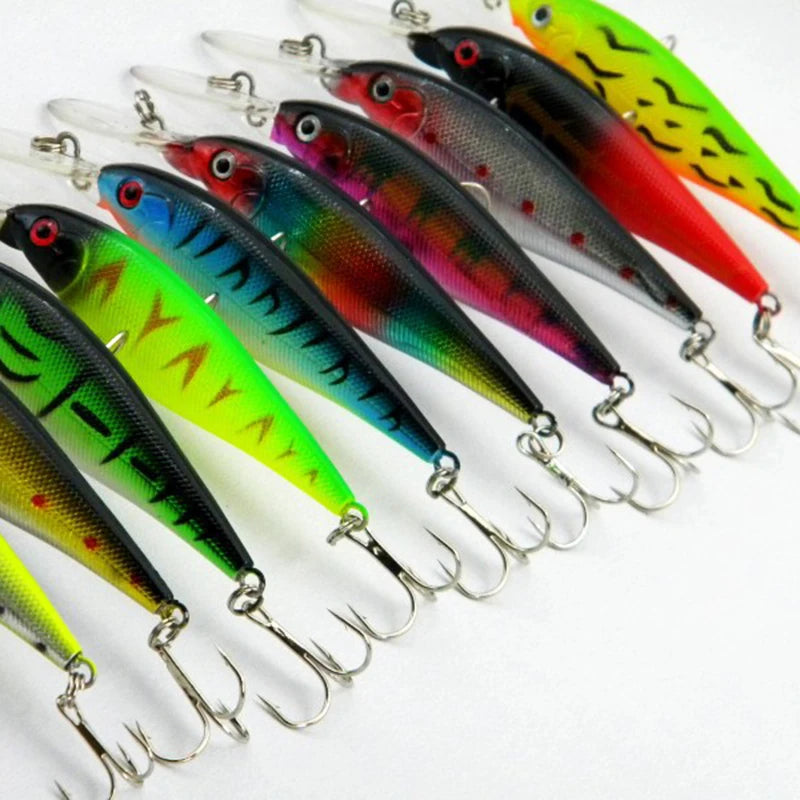 Bionic Fish Lure Set with Bell – 10pcs