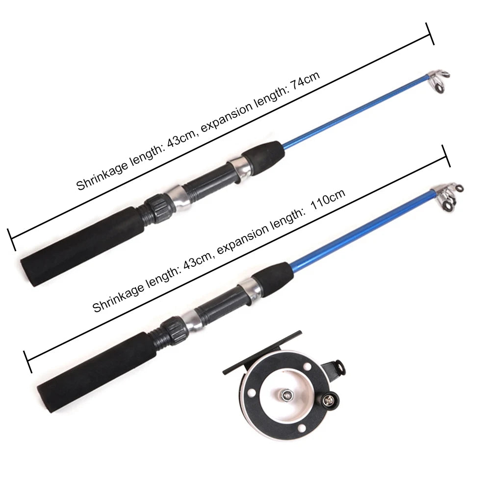 Winter Ice Fishing Rod Reel Combo