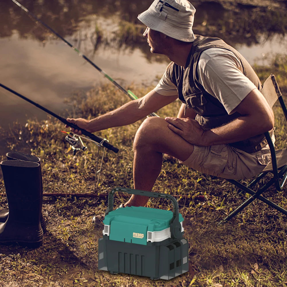 Double Layer Fishing Tackle Box