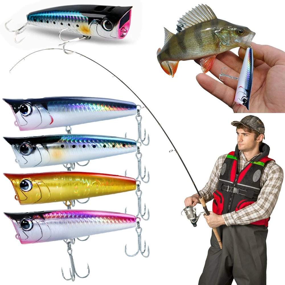 90mm Topwater Popper Lure – 15g