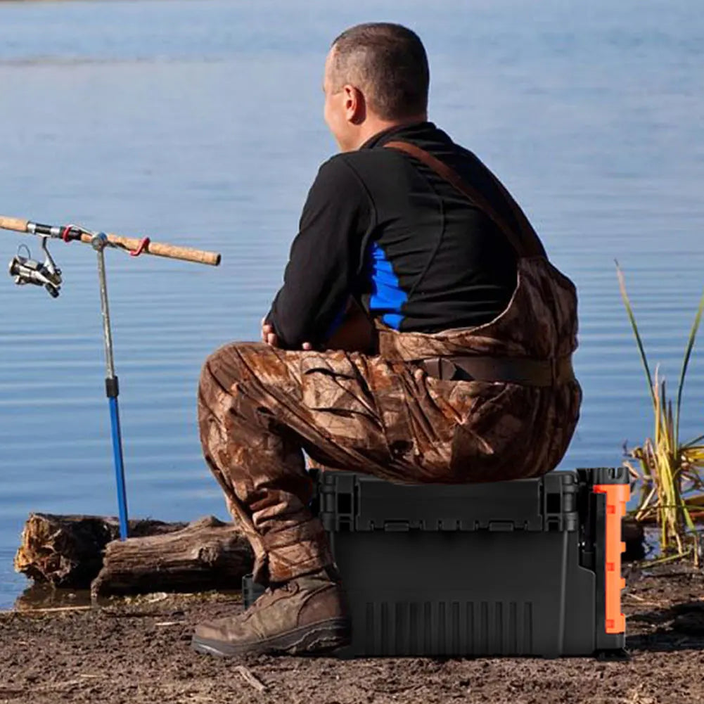 2-Tier Fishing Tackle Storage Box