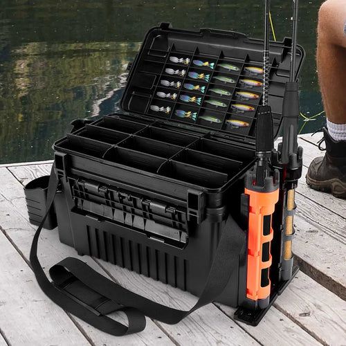 2-Tier Fishing Tackle Storage Box