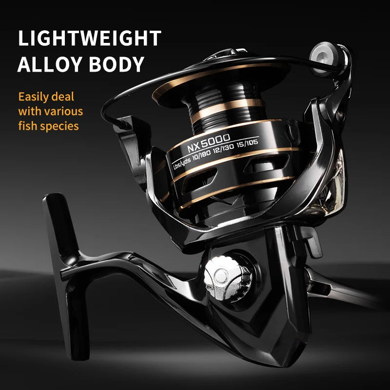 NX Metal Spinning Reel – 10kg Drag
