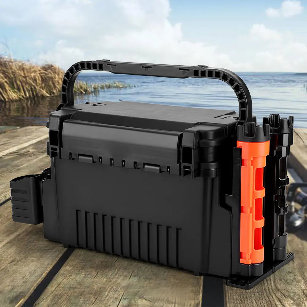2-Tier Fishing Tackle Storage Box