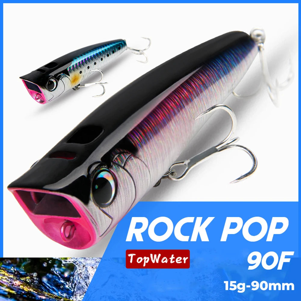 90mm Topwater Popper Lure – 15g
