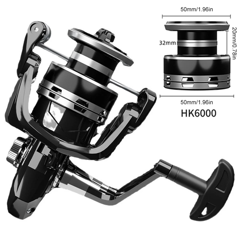 Full Metal Spinning Reel – 12kg Drag