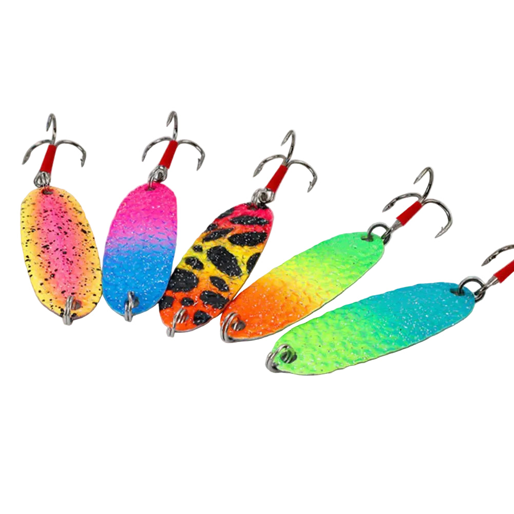 Metal Spoon Spinner Lures – 5pcs