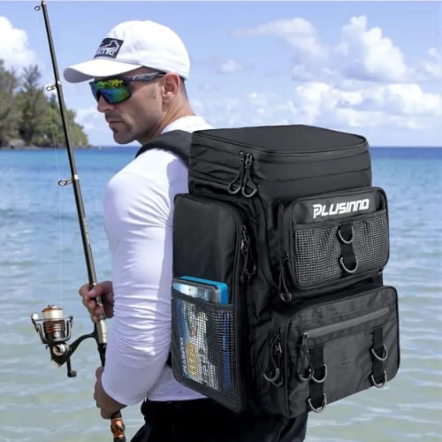 42L Fishing Backpack Tackle Bag
