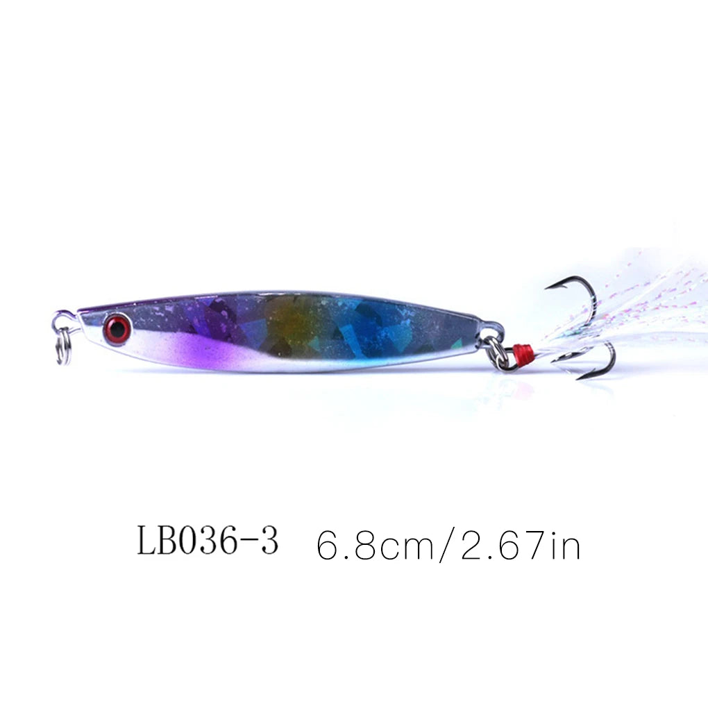 Metal Plate Jig Lures – 30g (5pcs)