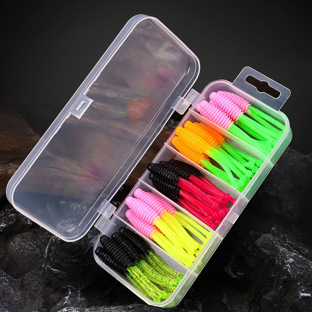 Two-Tail Soft Bait Set – 30pcs