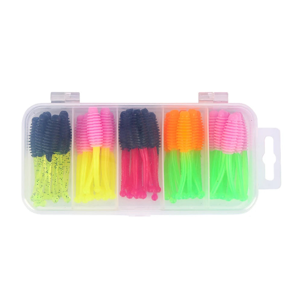 Two-Tail Soft Bait Set – 30pcs