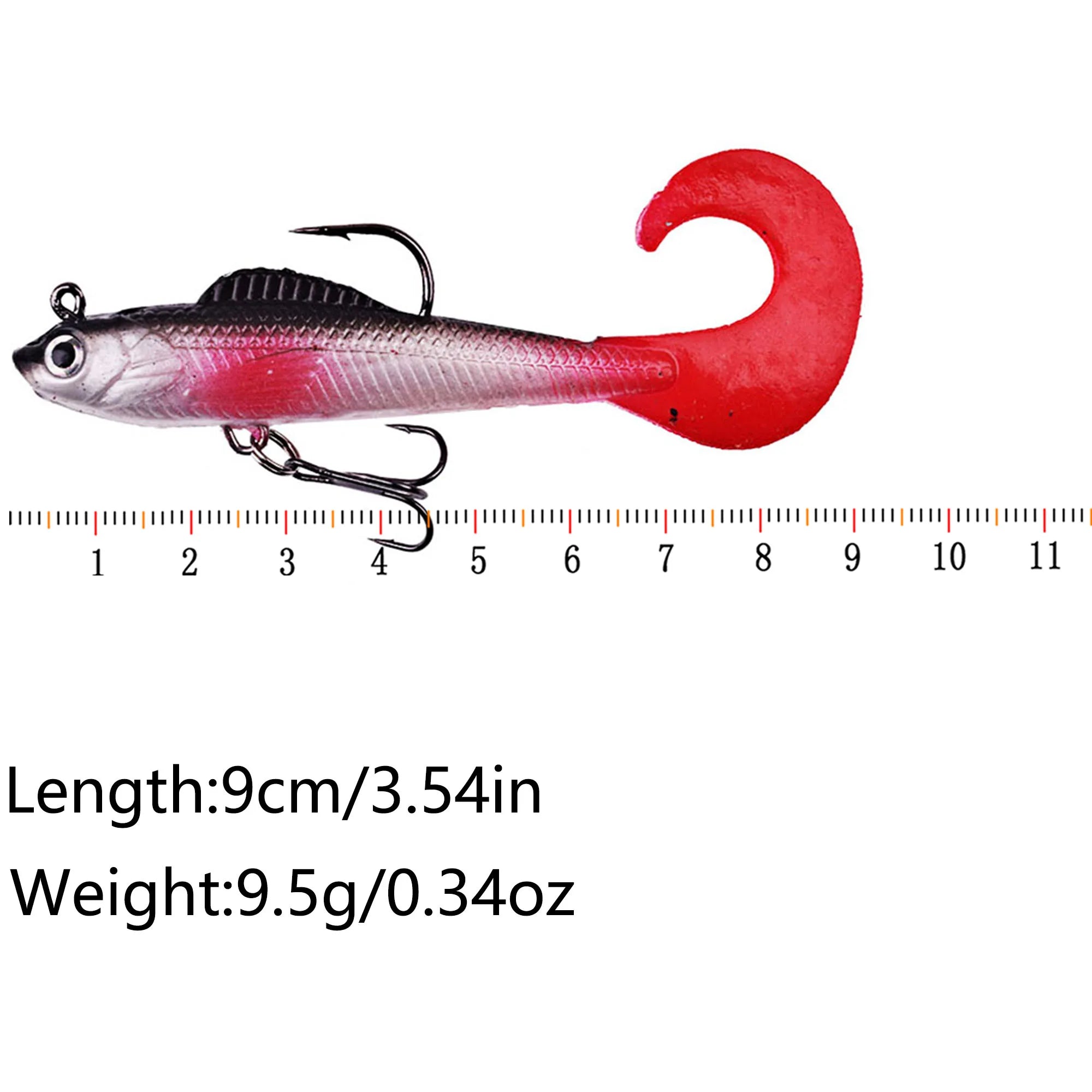 Soft Silicone Swimbait Set – 6pcs