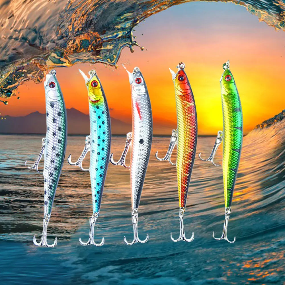 3D Eye Hard Fishing Lures – 10cm 8g (5pcs)