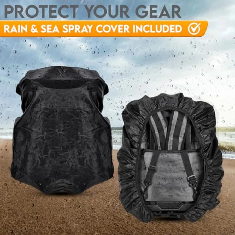 Rolling Fishing Tackle Backpack