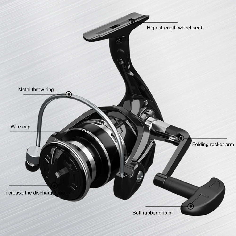 Full Metal Spinning Reel – 12kg Drag