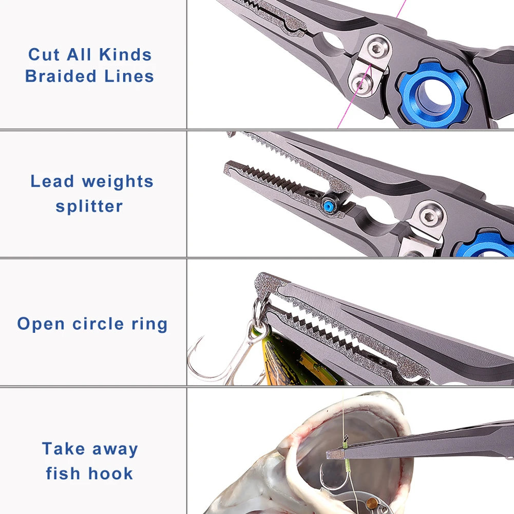Aluminum Fishing Pliers Cutter