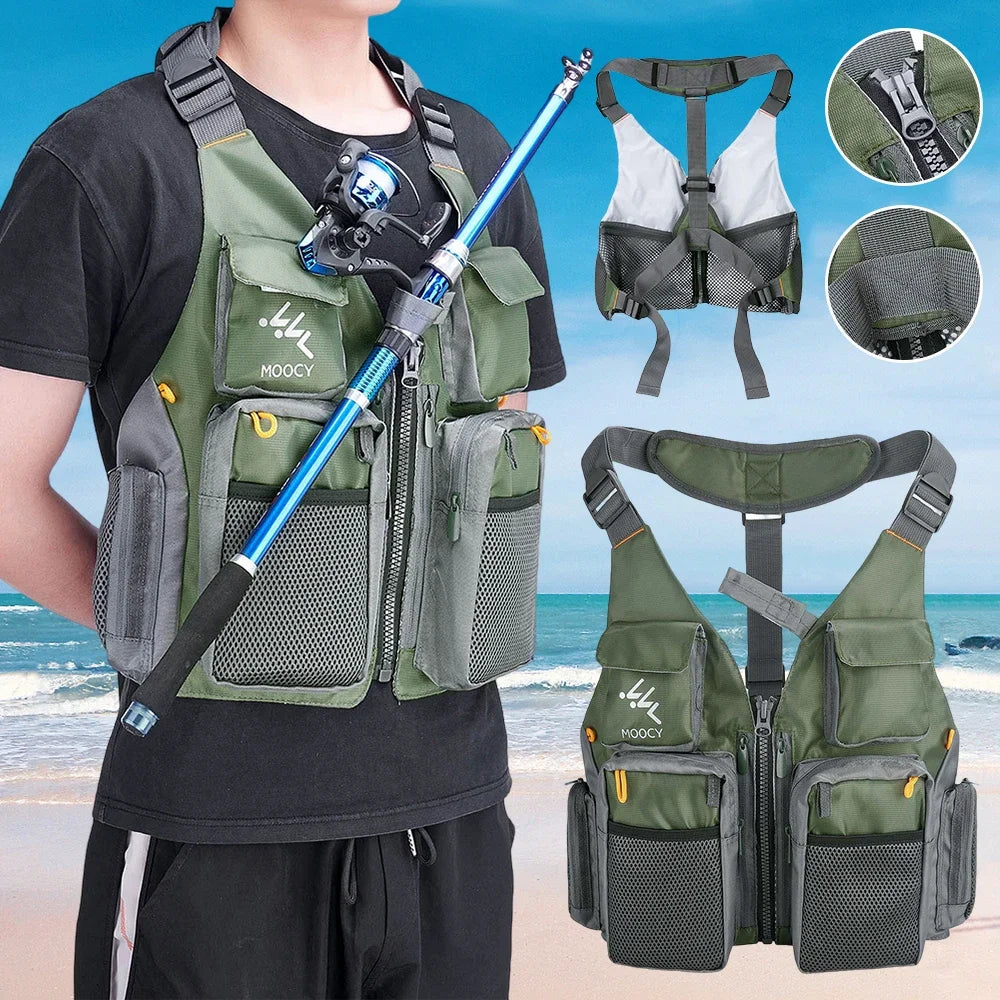 Breathable Mesh Fishing Vest
