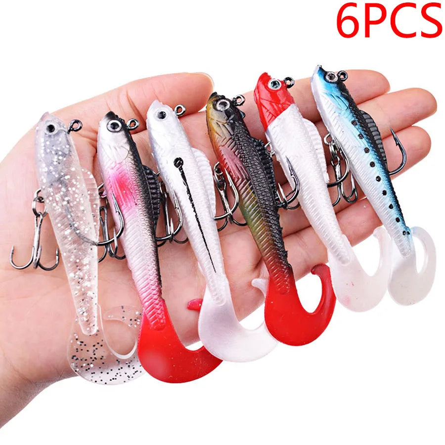 Soft Silicone Swimbait Set – 6pcs