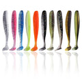 T-Tail Paddle Soft Baits – 10pcs
