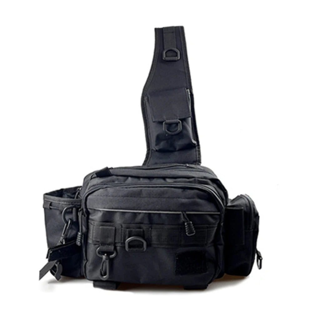 Multi-Pocket Fishing Shoulder Tackle Bag