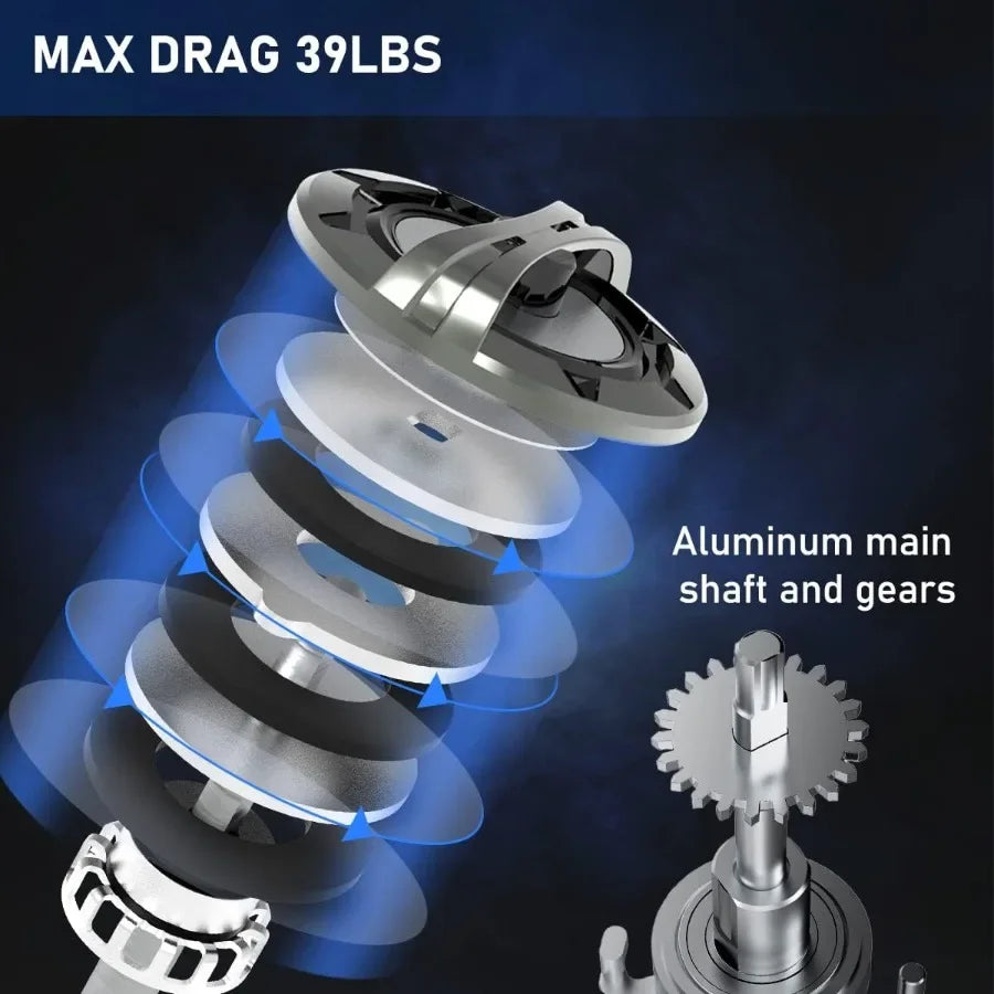 Magnesium Ultralight Reel – 39lb Drag