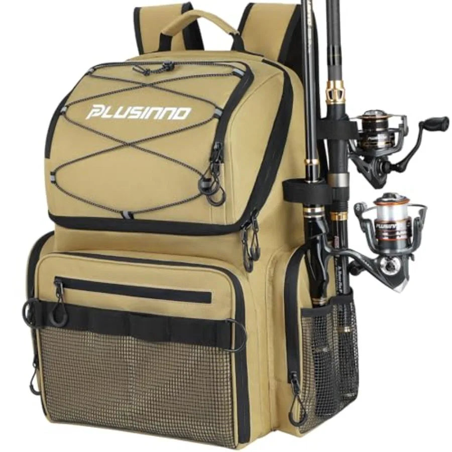 45L Fishing Backpack with Rod Holders