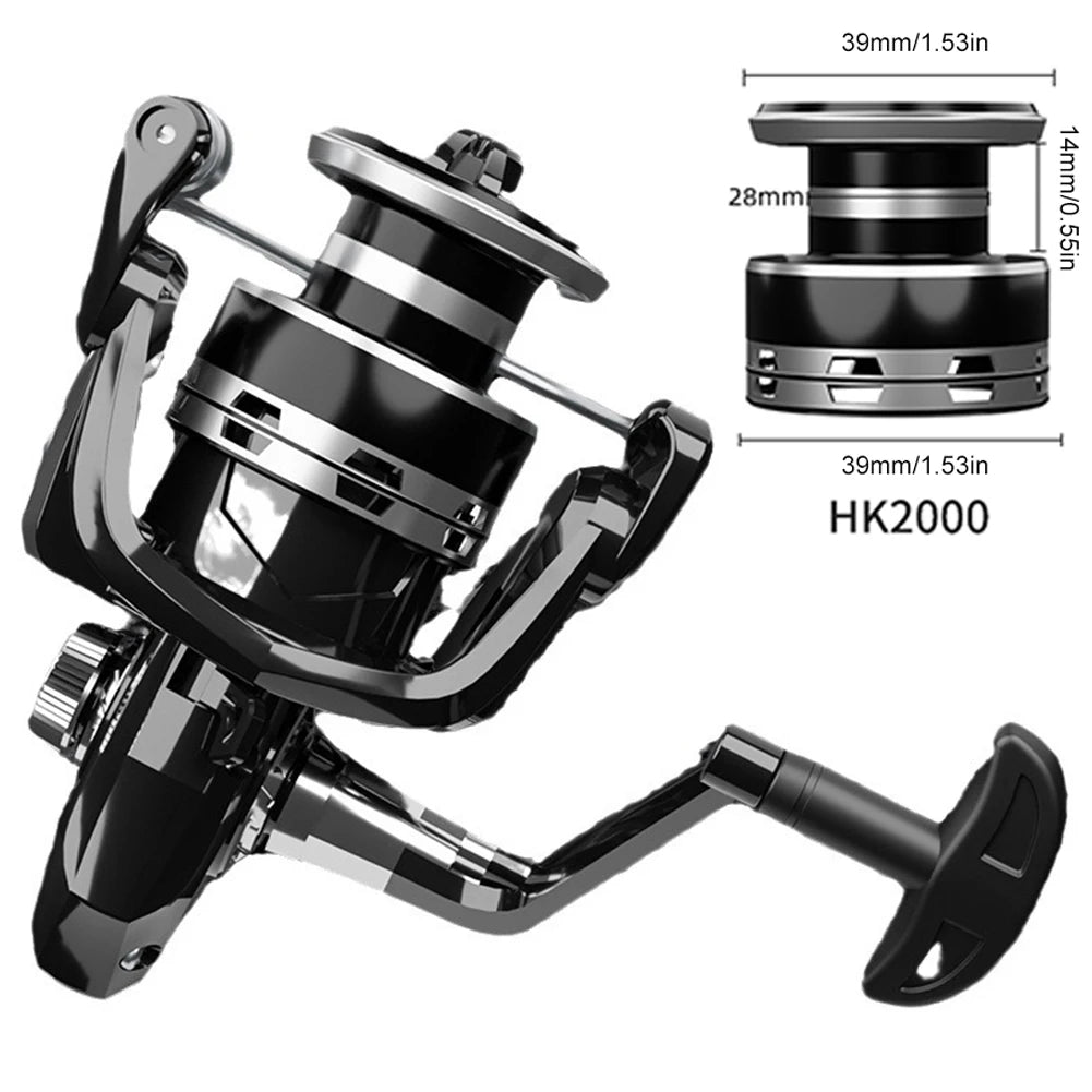 Full Metal Spinning Reel – 12kg Drag